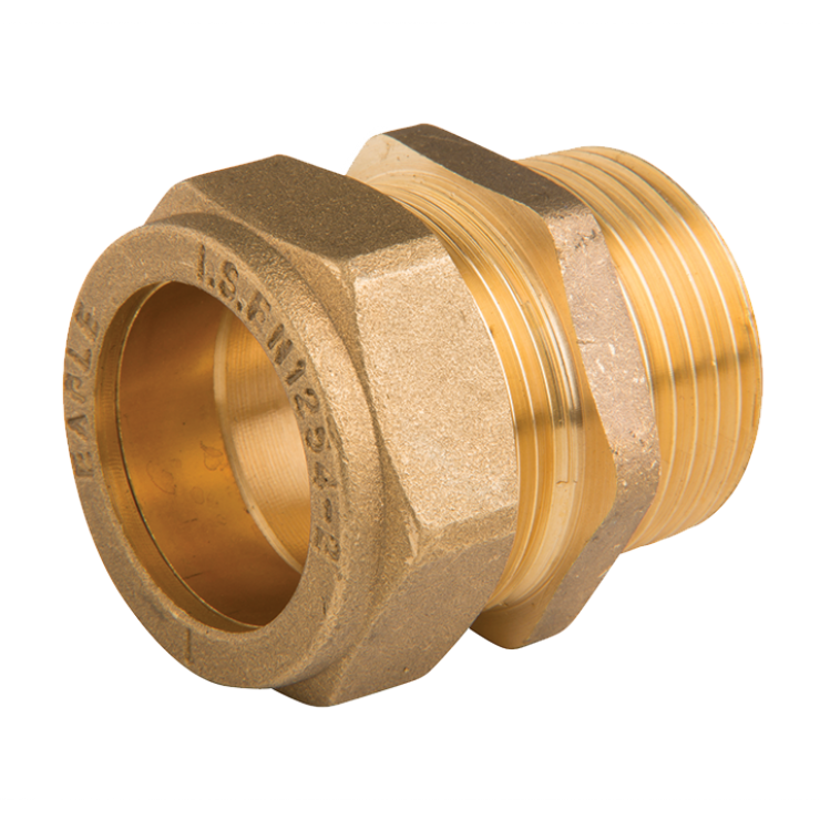 Male compression straight coupling