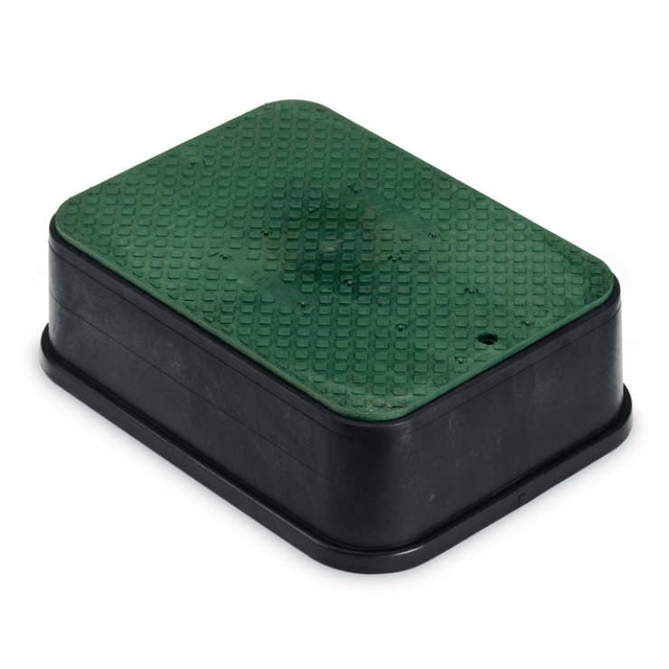 PVB valve box green rectangular