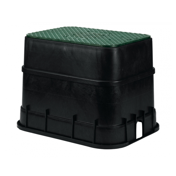 PVB box green rectangular w extender