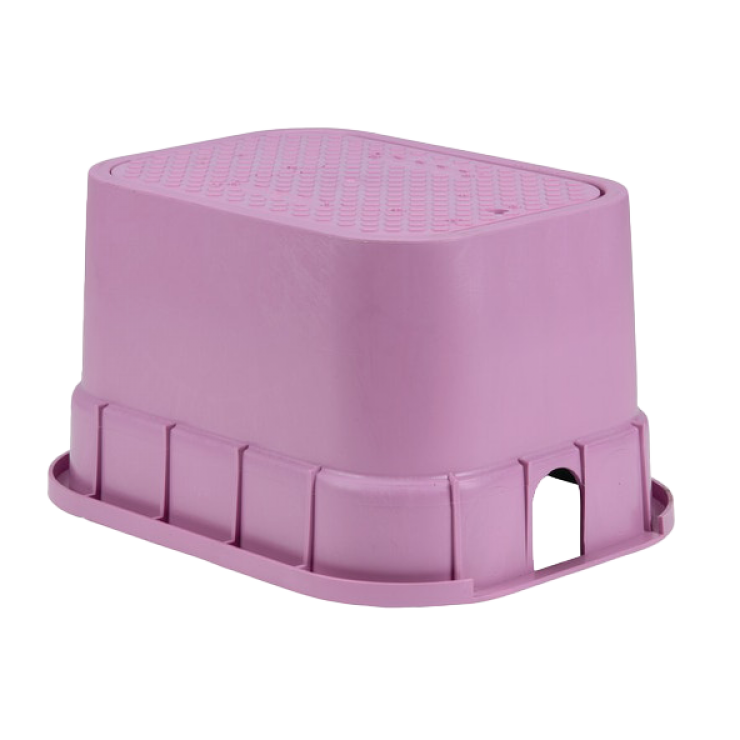 PVB Valve Box with Purple Lid